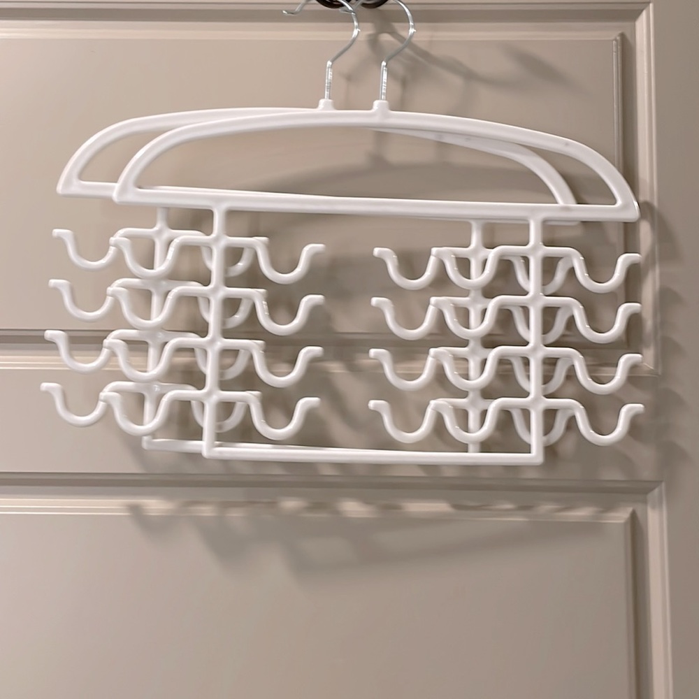Multi-Garment Hanger 3-Piece Set in White